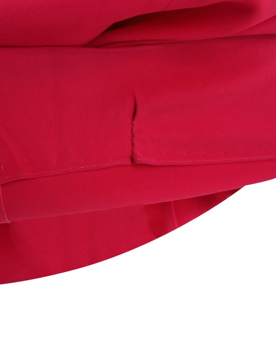 Roland Mouret – Abendkleid mit eckigem Ausschnitt und Cut-Out am Rücken aus rosa Viskose - Image 6