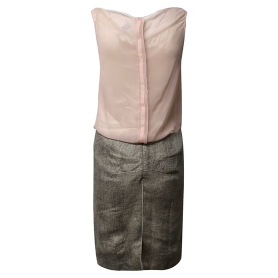 Roland Mouret Wasserfallkleid aus rosa Chiffon - Image 3