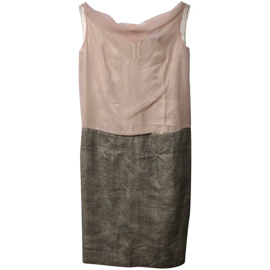 Roland Mouret Wasserfallkleid aus rosa Chiffon - Image 5