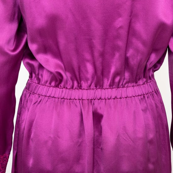 Yves Saint Laurent – Langes Kleid mit Stickerei – 10er - Image 4