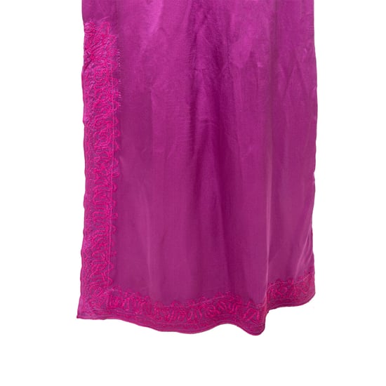 Yves Saint Laurent – Langes Kleid mit Stickerei – 10er - Image 5