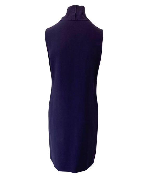 Joseph-Kleid aus Krepp mit Wasserfallausschnitt in Lila Acetat - Image 2