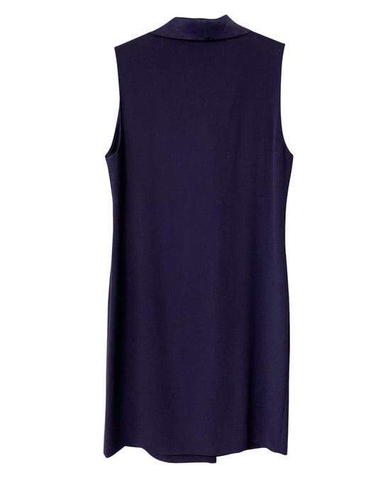 Joseph-Kleid aus Krepp mit Wasserfallausschnitt in Lila Acetat - Image 6