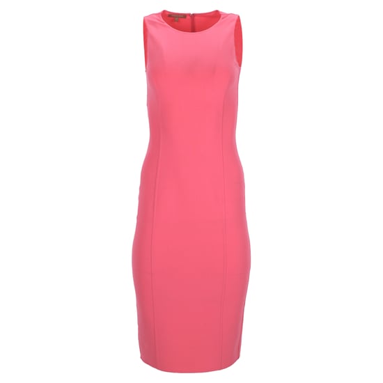 Ärmelloses, figurbetontes Midikleid von Michael Kors aus rosa Wolle - Image 1