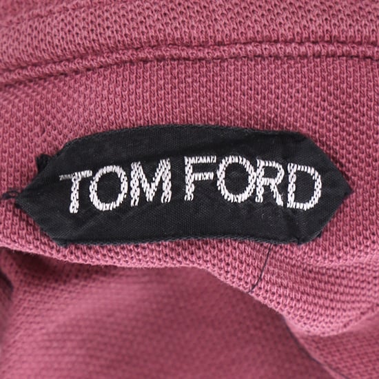 Tom Ford Basic Poloshirt aus rosa Baumwolle - Image 4