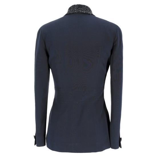 Rochas Blazer mit Verzierungen in Marineblau aus Polyester - Image 3