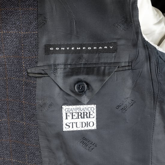 Karierter Blazer von Gianfranco Ferré Studio – 90er Jahre - Image 5