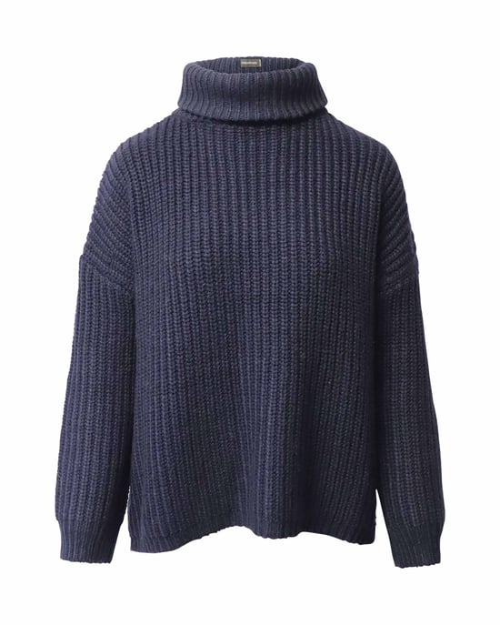 Zadig & Voltaire Rollkragenpullover aus marineblauem Acryl - Image 1