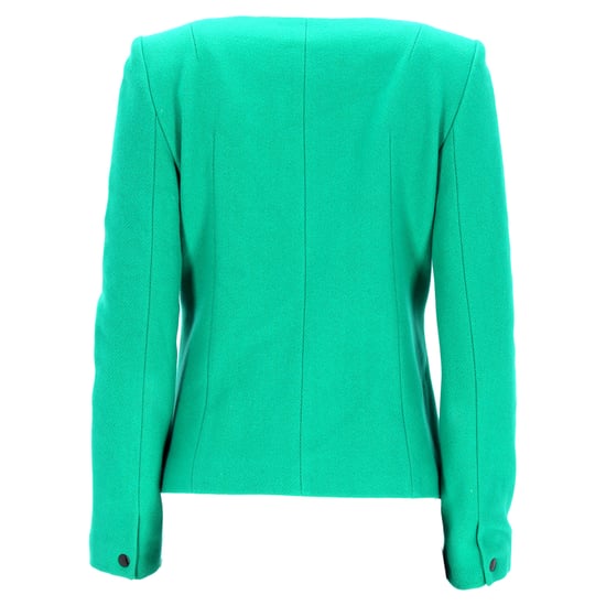 Sandro Zweireiher-Blazer mit Taschen aus Wolle - Grün - Image 3