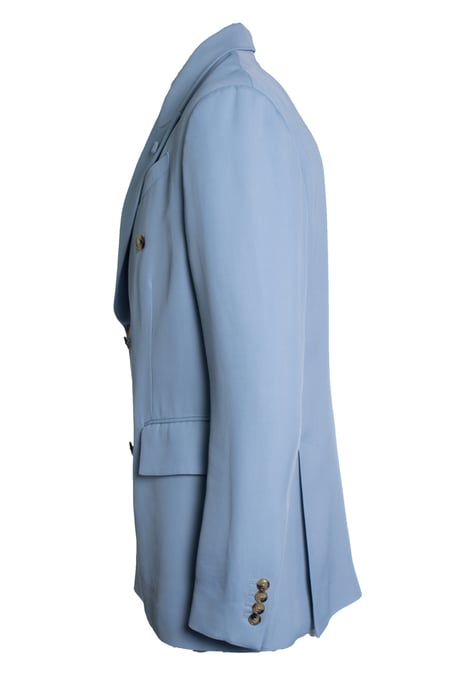 Amiri, blauer zweireihiger Blazer - Image 2