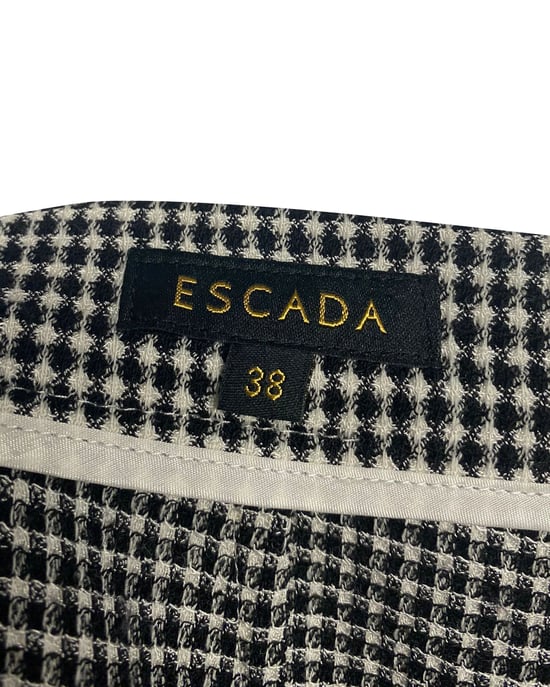 Escada Hosenanzug-Set mit Karomuster und Bluse - Image 3