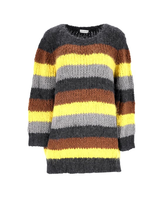 Gestreifter Pullover von Dries Van Noten aus mehrfarbiger Merinowolle - Image 1