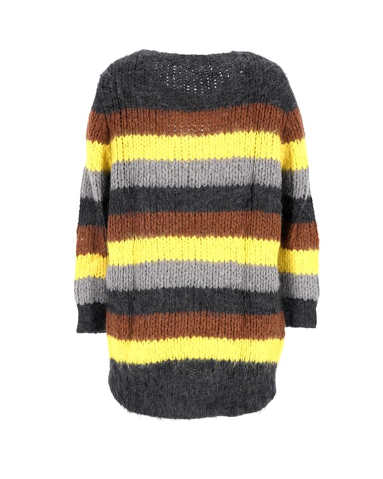 Gestreifter Pullover von Dries Van Noten aus mehrfarbiger Merinowolle - Image 3