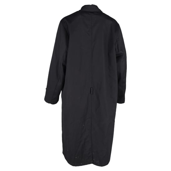 Balenciaga langer Mantel aus schwarzer Baumwolle - Image 3