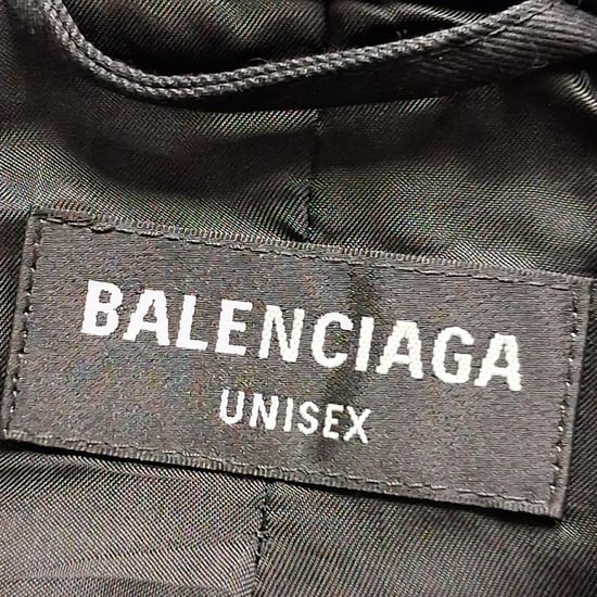 Balenciaga langer Mantel aus schwarzer Baumwolle - Image 6