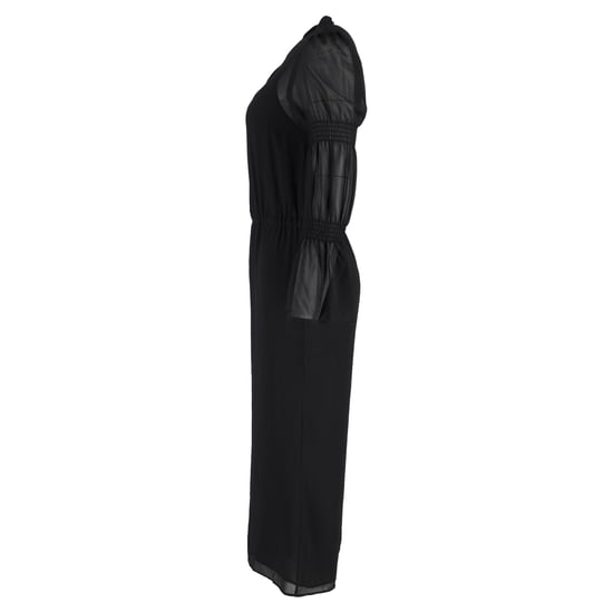 Michael Kors Jumpsuit mit gerafften Ärmeln aus schwarzem Polyester - Image 2