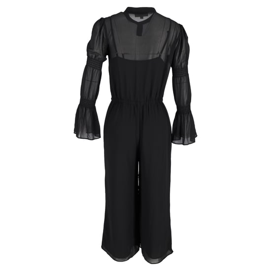 Michael Kors Jumpsuit mit gerafften Ärmeln aus schwarzem Polyester - Image 3