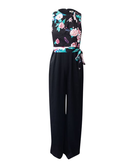 Diane von Furstenberg Vivian Jumpsuit aus schwarzem Triacetat - Image 1