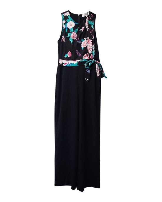 Diane von Furstenberg Vivian Jumpsuit aus schwarzem Triacetat - Image 4