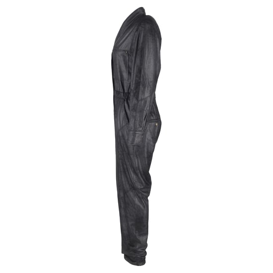 Isabel Marant Junna Jumpsuit mit langen Ärmeln aus schwarzem Kunstleder - Image 2