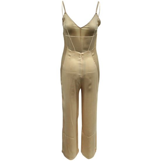 Ärmelloser Jumpsuit „Chiva“ von Ba&Sh aus beigem Cupro - Image 3