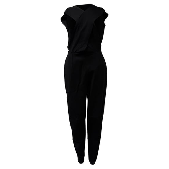 Stella McCartney Jumpsuit mit offenem Rücken aus schwarzer Viskose - Image 1