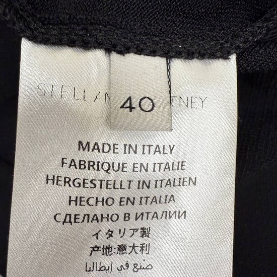 Stella McCartney Jumpsuit mit offenem Rücken aus schwarzer Viskose - Image 3