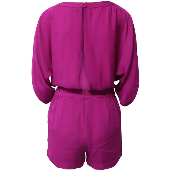 Diane von Furstenberg Jumpsuit aus lila Seide - Image 3
