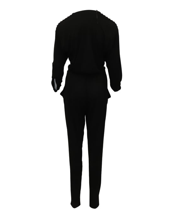 Michael Kors Jumpsuit aus Stretch-Jersey mit Nieten in Schwarz (Polyester) - Image 3