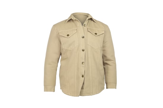 Nanushka gefütterte Jacke aus Kunstfell in Beige, Baumwolle - Image 1