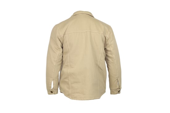 Nanushka gefütterte Jacke aus Kunstfell in Beige, Baumwolle - Image 4