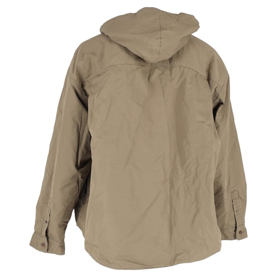 Balenciaga Kapuzenparka-Hemdjacke aus beiger Baumwolle - Image 3