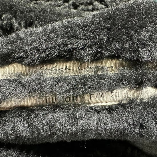Rick Owens Naska Asymmetrische Shearling-Jacke aus schwarzem Lammleder - Image 4