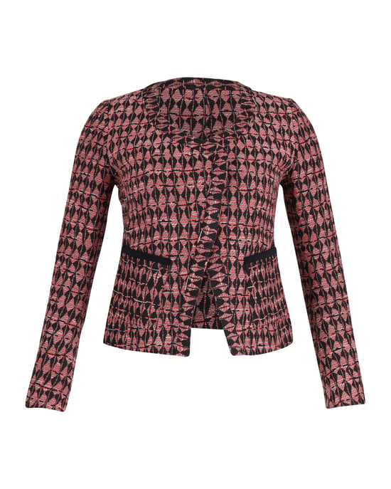 Maje Tweedjacke aus rosa Baumwolle - Image 2