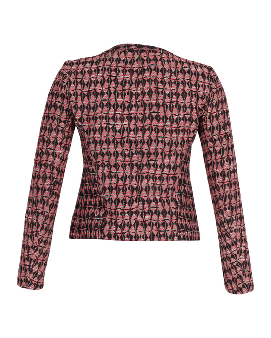 Maje Tweedjacke aus rosa Baumwolle - Image 3