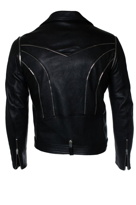 Saint Laurent, Lederjacke mit mehreren Reißverschlüssen, Modelljahr 2015 - Image 3