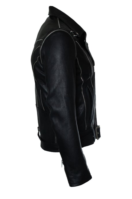 Saint Laurent, Lederjacke mit mehreren Reißverschlüssen, Modelljahr 2015 - Image 4