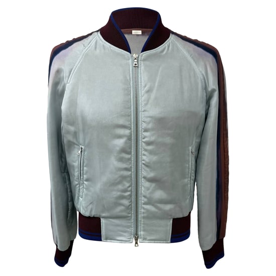 Dries Van Noten bedruckte Bomberjacke aus mehrfarbiger Seide - Image 1