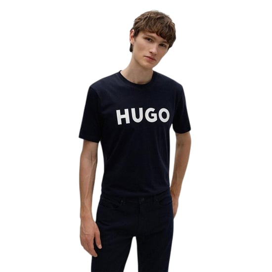 Hugo - "Dulivio" T-Shirt für Herren (Schwarze Iris-Marine/Weiß) - Image 1