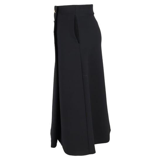 Schwarzer Mulberry Midi-Rock mit Knöpfen aus Polyester - Image 2