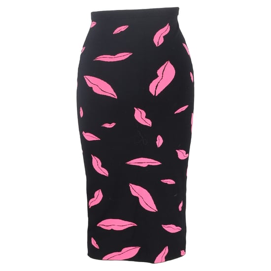 Diane von Furstenberg Midi-Rock mit Lippenprint aus mehrfarbigem Polyester - Image 3