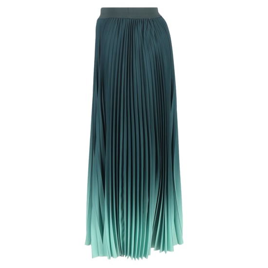 Max Mara Weekend Fulcro Faltenrock Midi aus grünem Polyester - Image 2