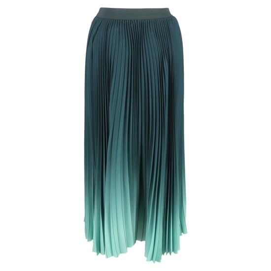 Max Mara Weekend Fulcro Faltenrock Midi aus grünem Polyester - Image 3