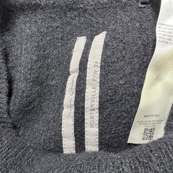 Rick Owens Porterville Pillar Maxirock aus schwarzem Kaschmir - Image 3