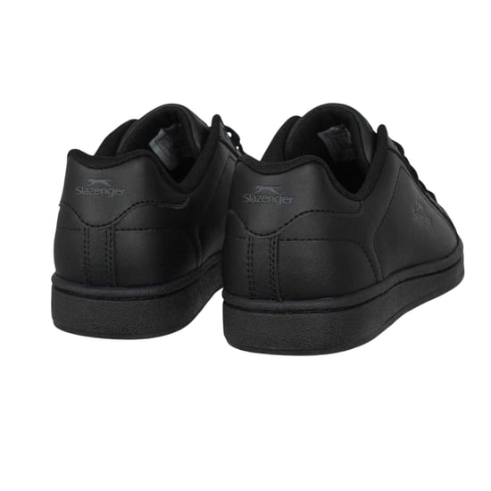 Slazenger - "Ash" Sneaker für Kinder, Leder, Flach (Schwarz/Holzkohle) - Image 2
