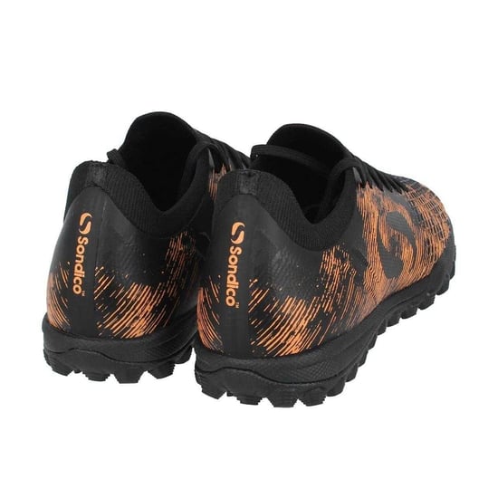 Sondico - "Blaze" Kunstrasen Turnschuhe für Kinder (Schwarz/Orange) - Image 2