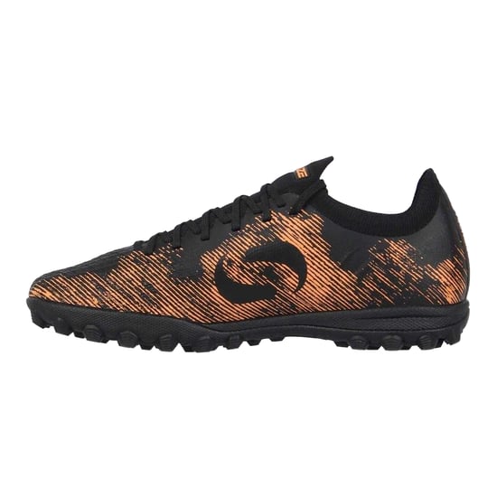 Sondico - "Blaze" Kunstrasen Turnschuhe für Kinder (Schwarz/Orange) - Image 3