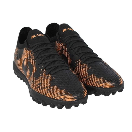 Sondico - "Blaze" Kunstrasen Turnschuhe für Kinder (Schwarz/Orange) - Image 5