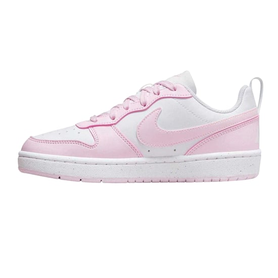 Nike - "Borough Low Recraft" Sneaker für Kinder, Leder, Flach (Weiß/Pink) - Image 3