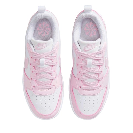 Nike - "Borough Low Recraft" Sneaker für Kinder, Leder, Flach (Weiß/Pink) - Image 4